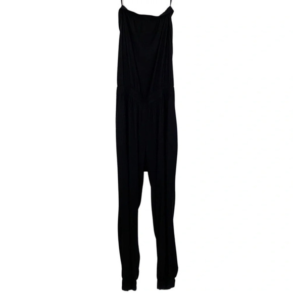 Aritzia Pants - Aritzia Sunday's Best Tabata Sleeveless Jumpsuit Medium Black Strapless Romper